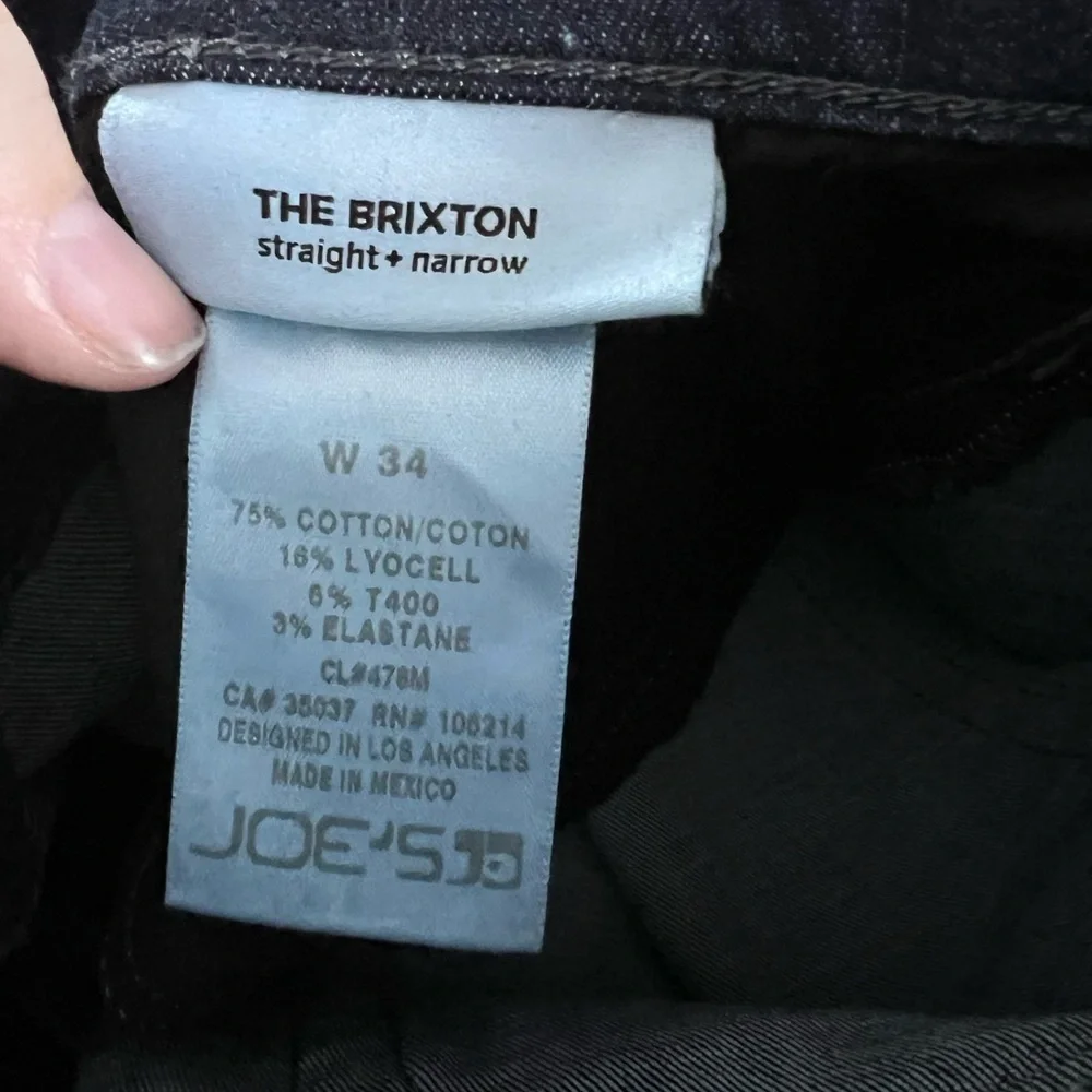 Joe's Jeans The Brixton Straight + Narrow dark wash blue jeans‎